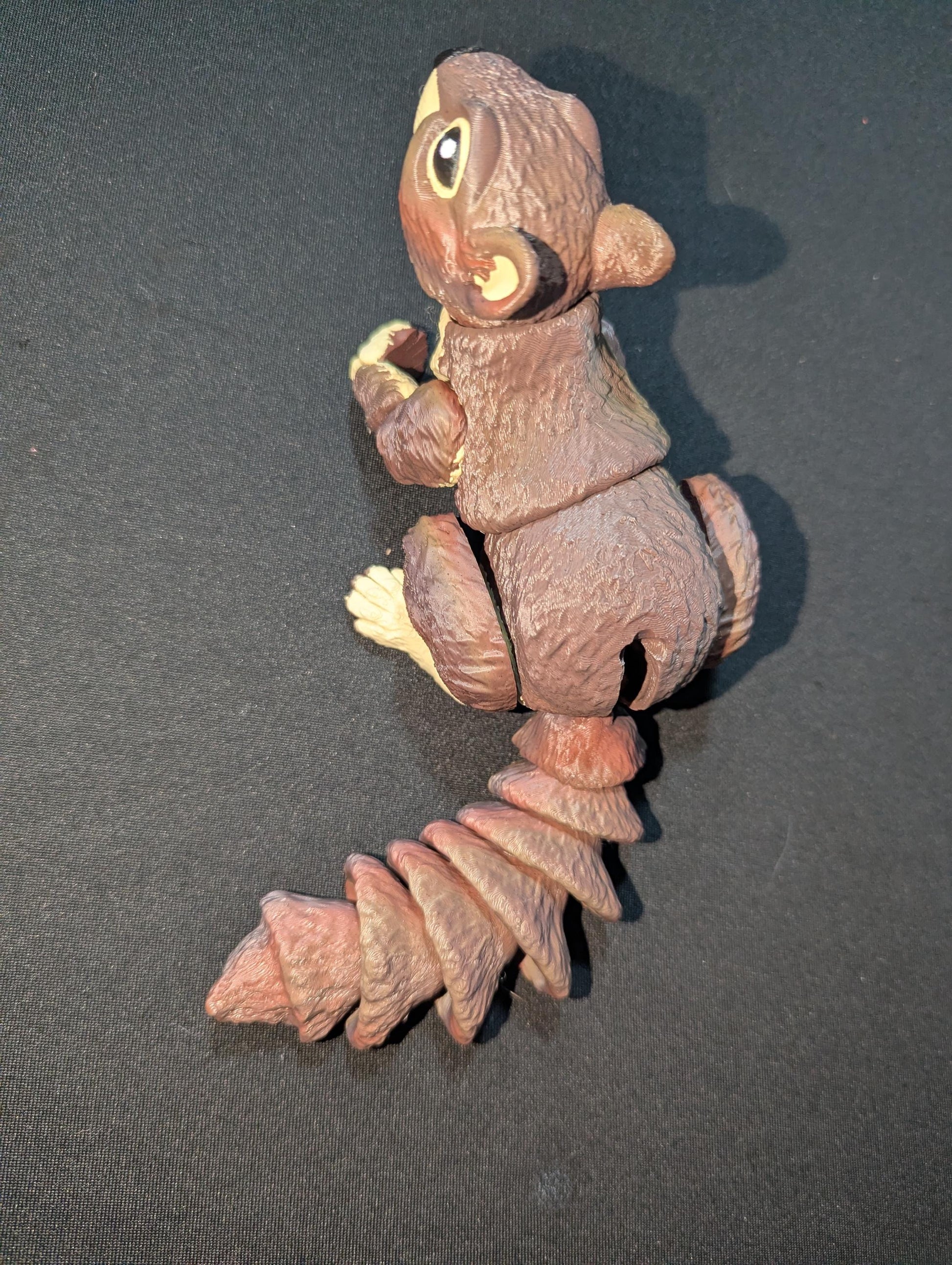 Articulated Squirrel Figurine • Pose able Woodland Animal • Collectible Articulated Squirrel • Woodland Critter • Cute Desk Companion