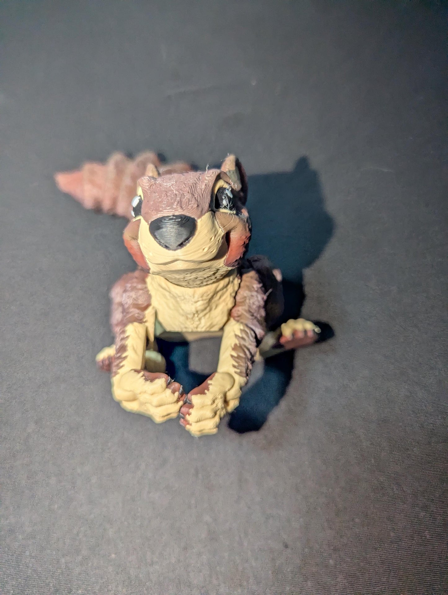 Articulated Squirrel Figurine • Pose able Woodland Animal • Collectible Articulated Squirrel • Woodland Critter • Cute Desk Companion