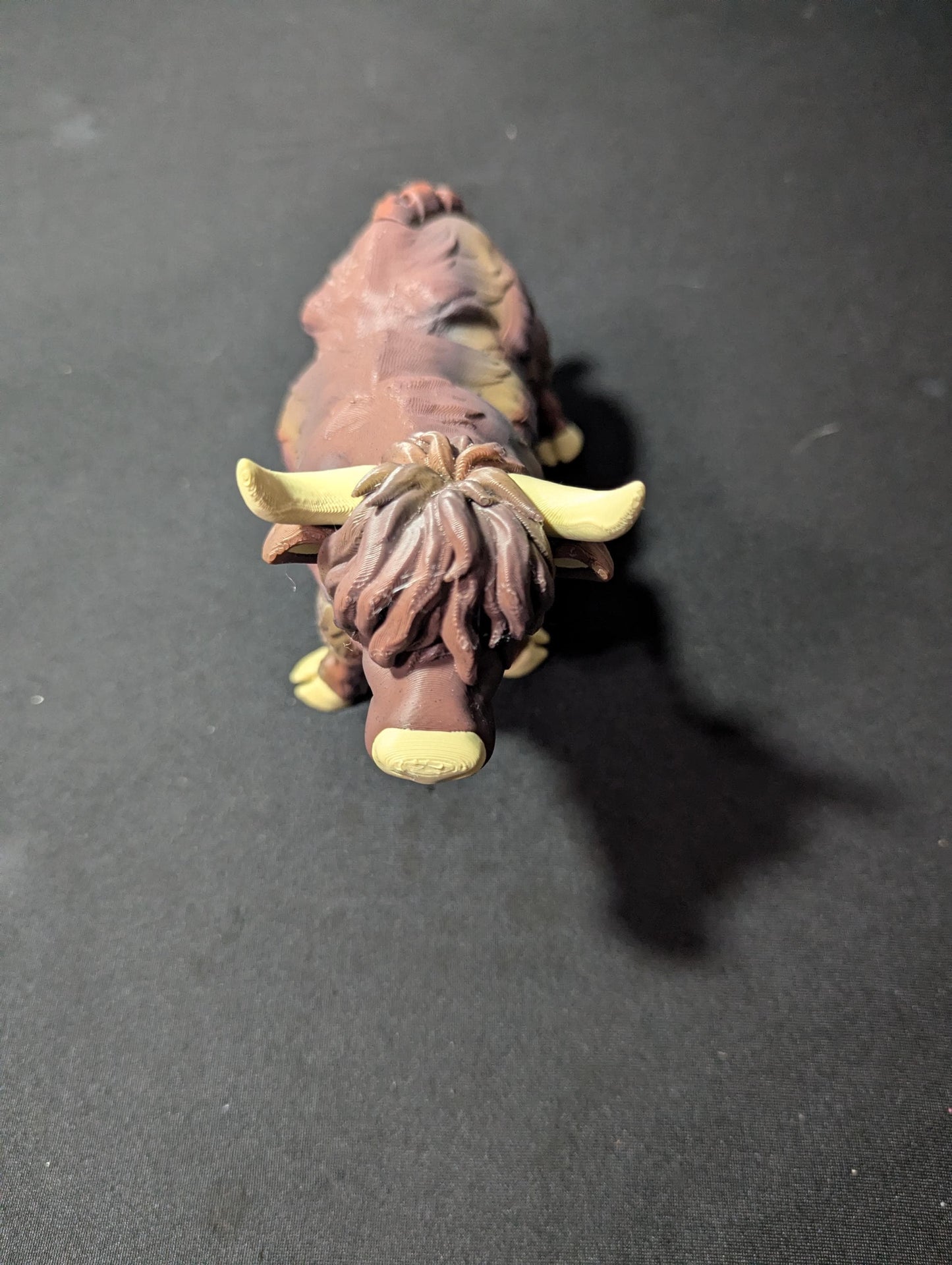 Highland Cow Articulated 3D Printed Flexible Fidget Multi-Joint Head Scottish Farm Animal Toy