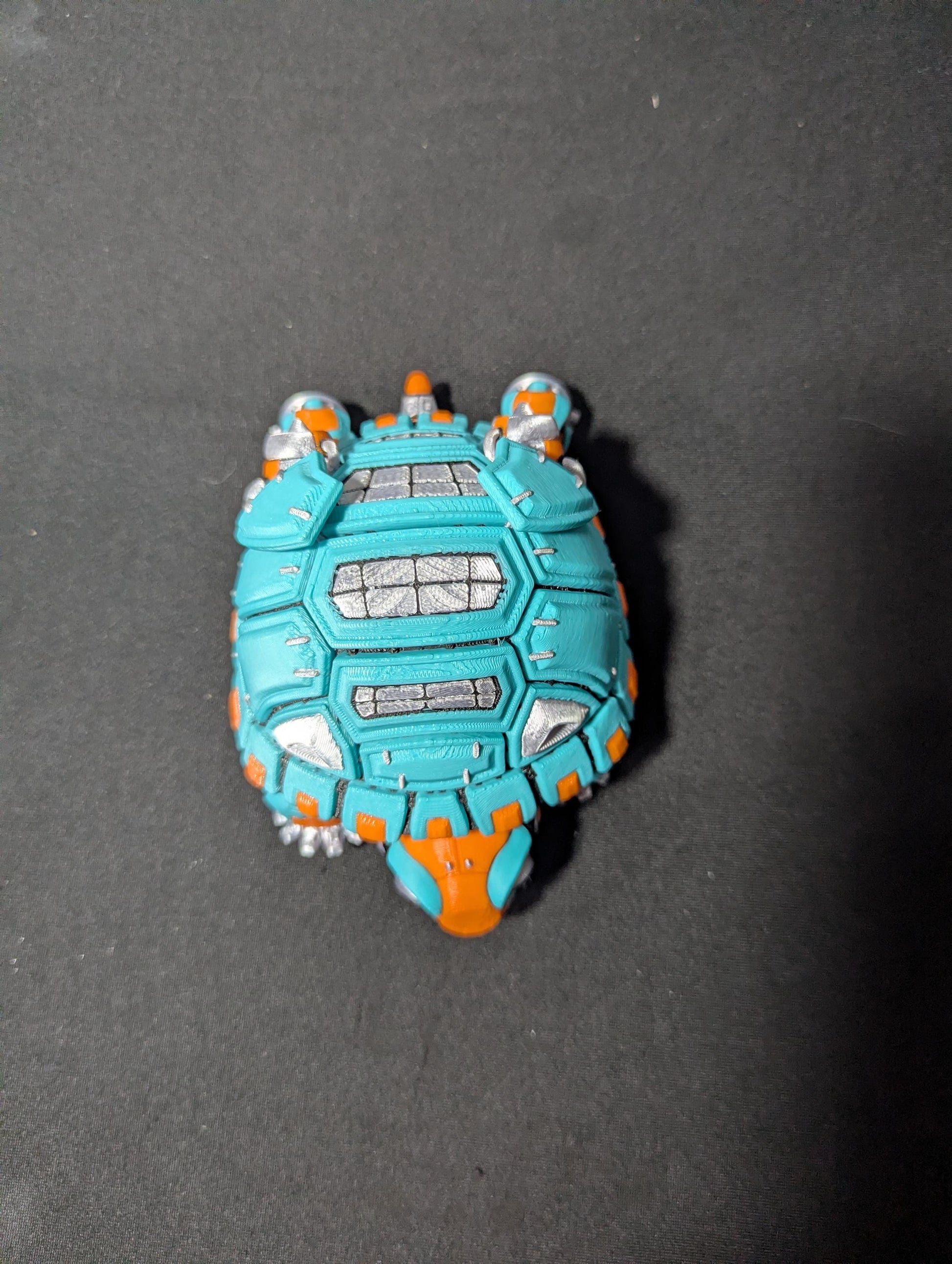 Articulated Turtle Figure – Flexible 3D Printed Turtle Fidget Toy & Desk Collectible