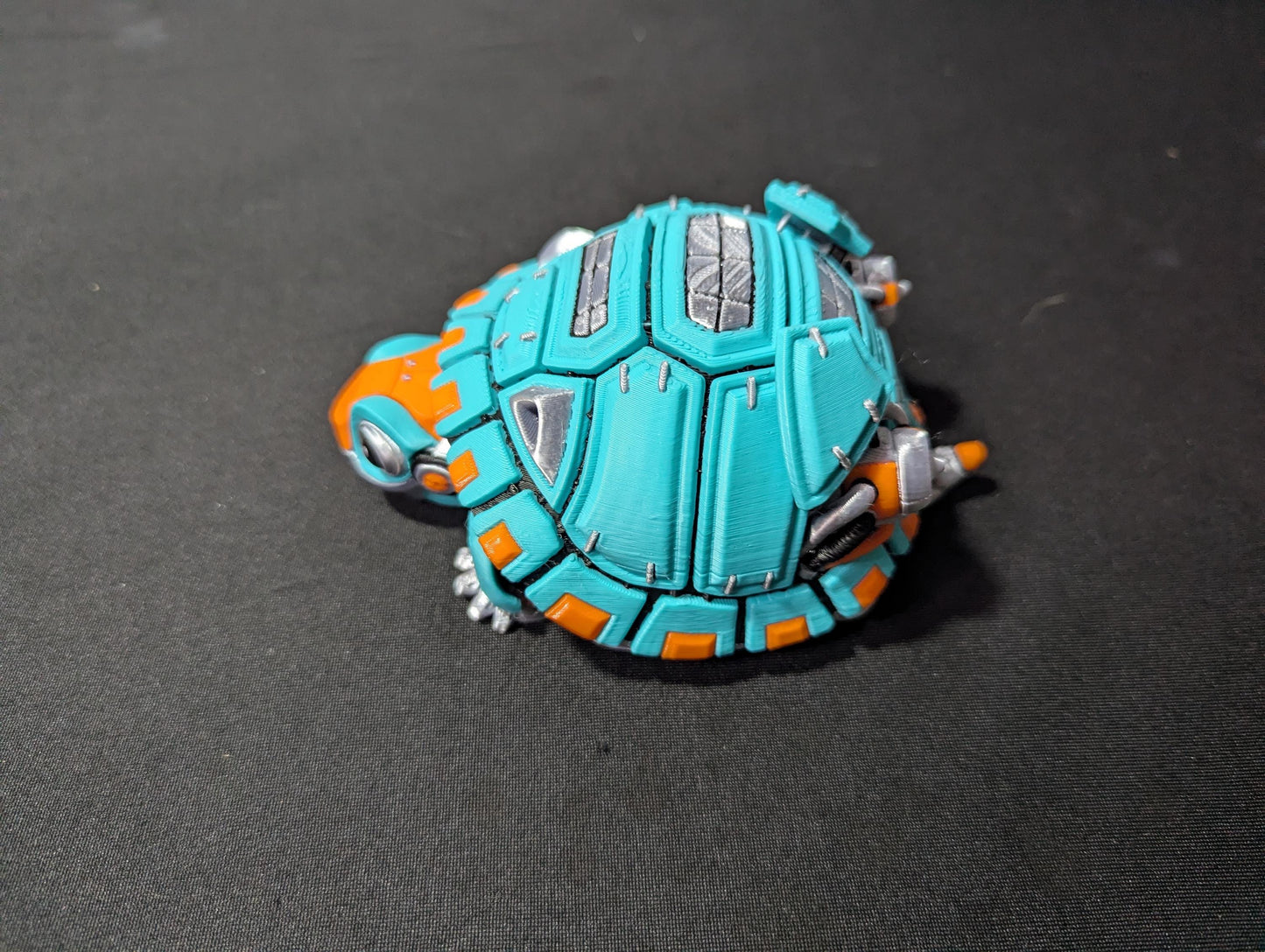 Articulated Turtle Figure – Flexible 3D Printed Turtle Fidget Toy & Desk Collectible