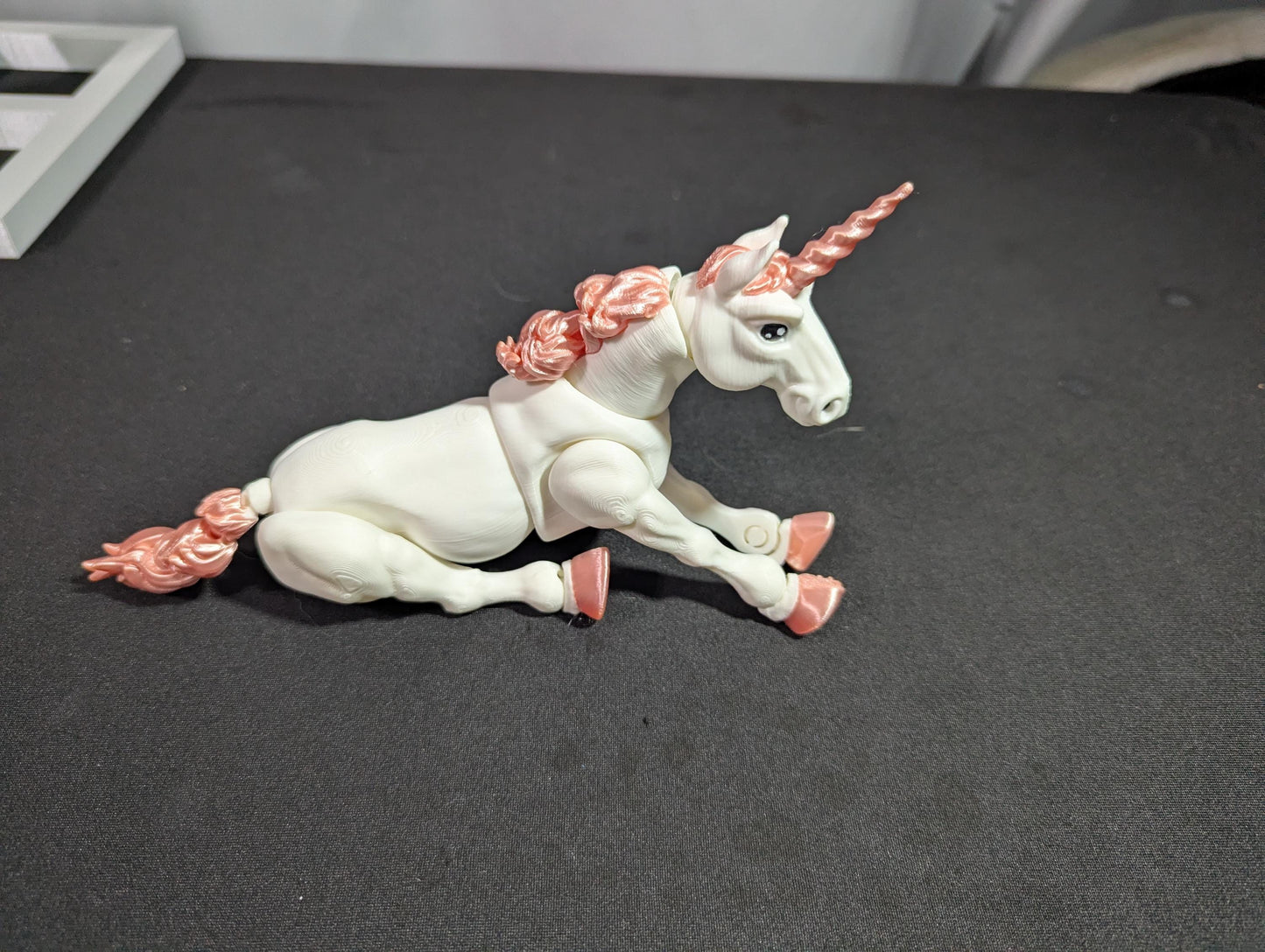Horse Unicorn Fantasy 3D Printed Articulated Flexible Animal Equestrian Collectible Fidget Toy Desk Decor