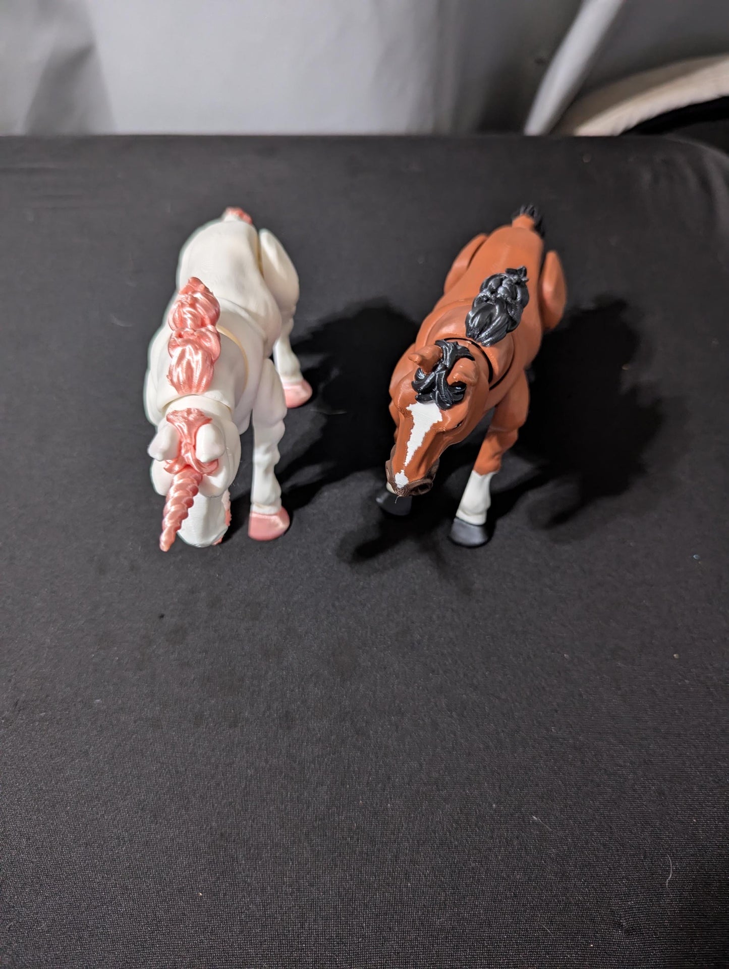 Horse Unicorn Fantasy 3D Printed Articulated Flexible Animal Equestrian Collectible Fidget Toy Desk Decor