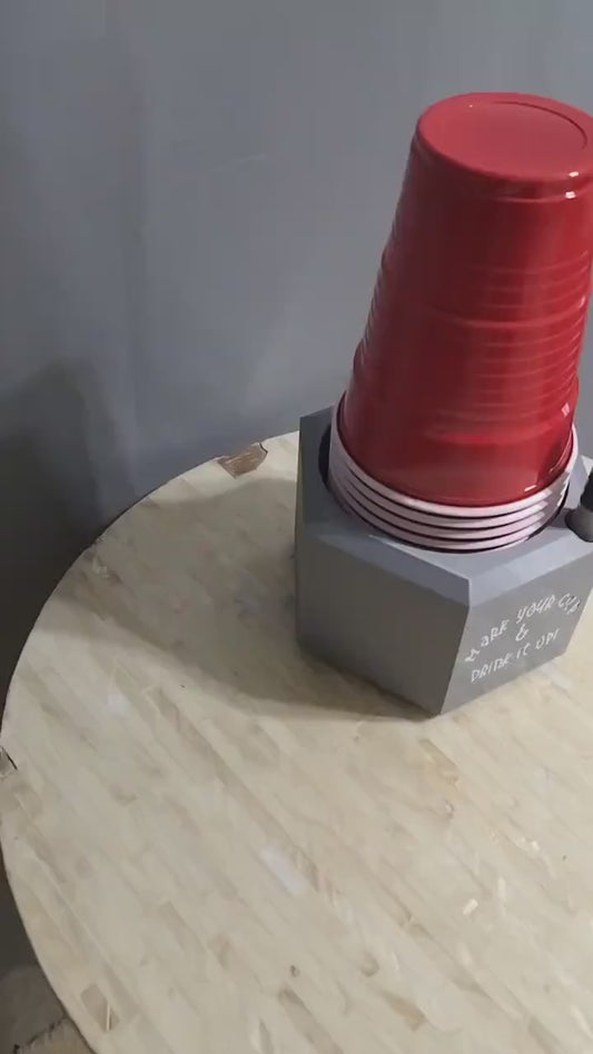 Party Cup Holder with Marker,  3D Printed Drink Organizer, Cup Organizer with marker, Great for Parties and Gatherings,