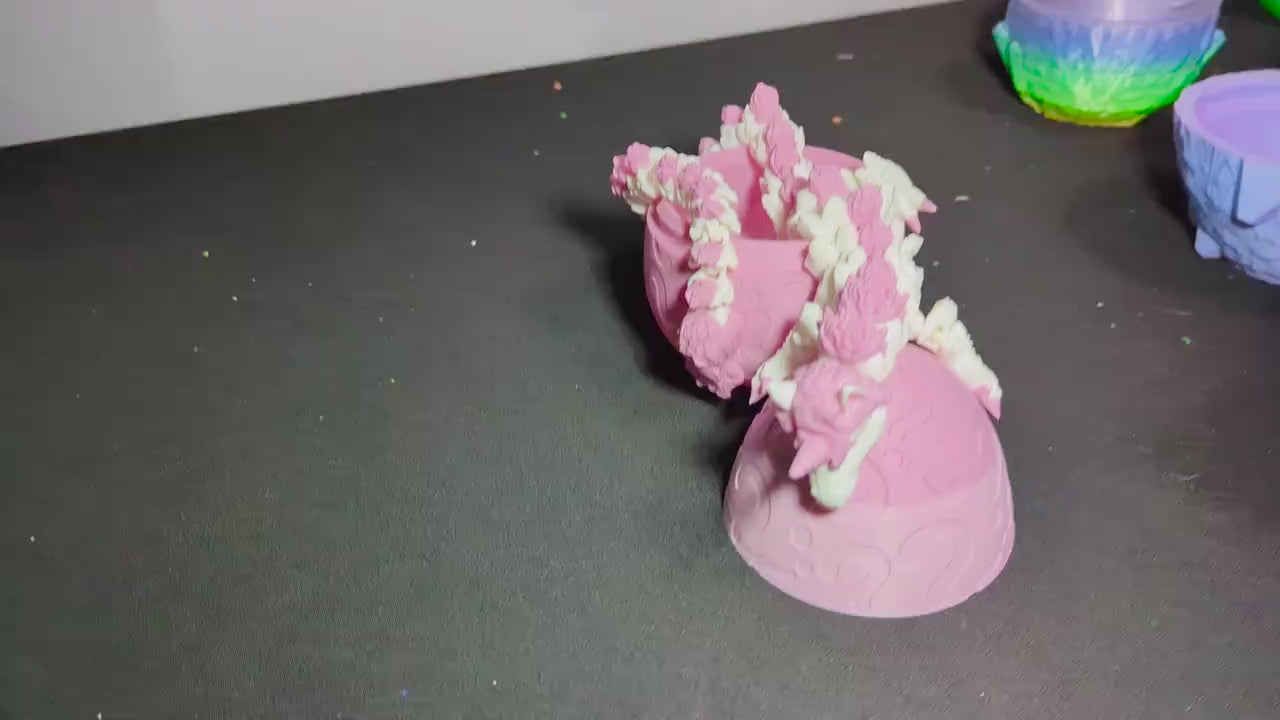Unicorn Dragon Articulated Mythical Fantasy 3D Printed  Figurine Design Enchanted Fidget Anxiety Relief Sensory Toy, Fidget Toy, Stim Toy