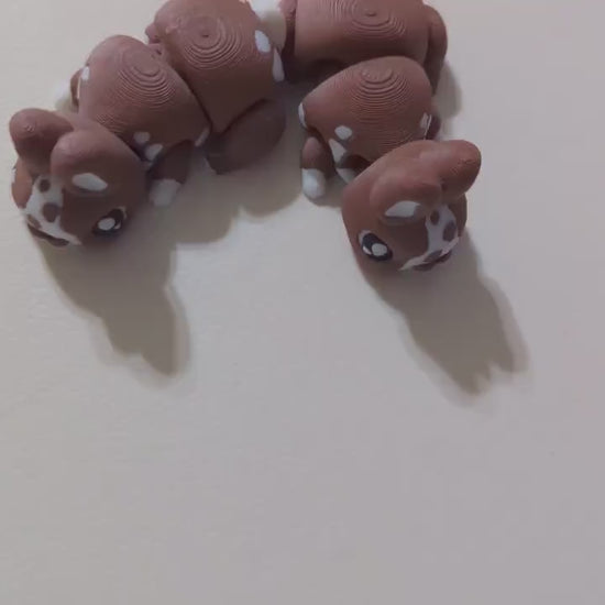 Articulated Bunny – 3D Printed Fidget Toy |  Desk Pet Rabbit Figurine