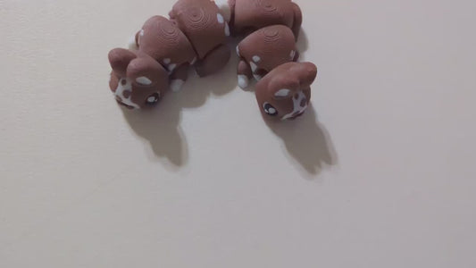 Articulated Bunny – 3D Printed Fidget Toy |  Desk Pet Rabbit Figurine