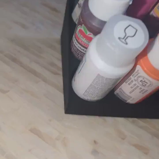 Paint Organizer,  Holds 12 Bottles, Compact & Stylish Storage Solution for Craft Paints, 3d printed, Crafting made easy, Artist organizer