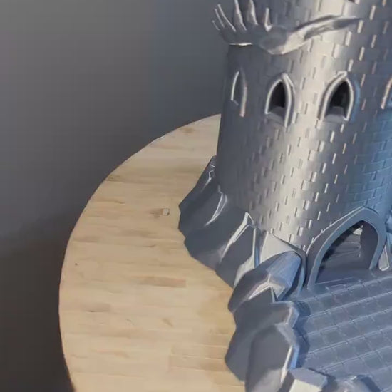 Dragon Castle Dice Tower Epic 3D Printed Roller for D&D  Fantasy Castle Roller for Tabletop Adventures Dice Tower Castle  Gamer Gift