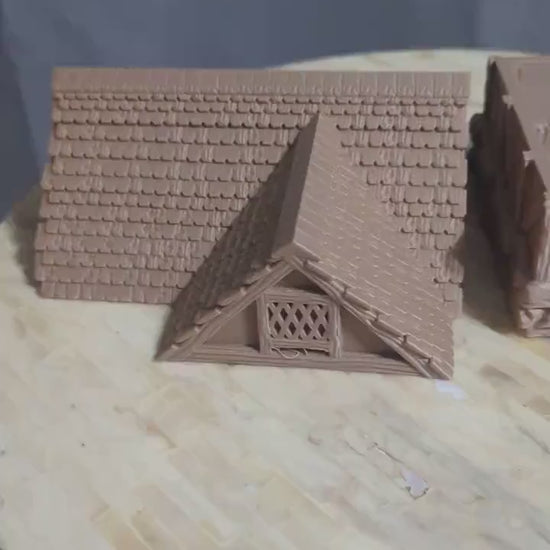 D&D House Model  Detailed Miniature Terrain 3D Printed Home for RPG Adventure   Tabletop Games TTRPG Accessory Tavern Model for town
