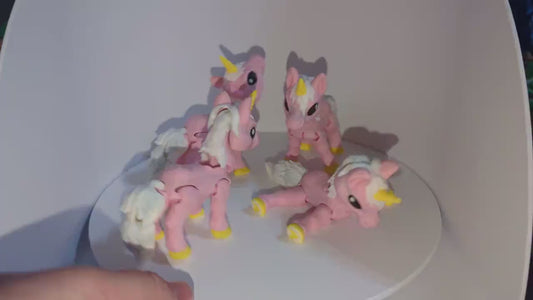 Articulating Horse Fidget– 3D Printed Poseable Articulating Unicorn  – Unique Horse Gift, Equestrian Poseable Horse Figurine, ADHD Relief