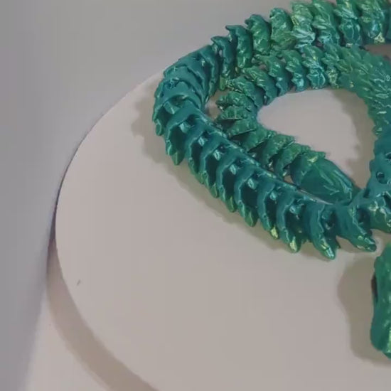 Articulated Crystal Snake Fidget – CinderWing3D Viper Reptile Toy | Multi-Color, Anxiety & ADHD Stress Relief