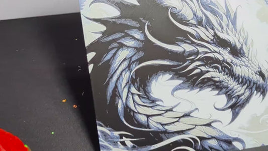Dragon Hueforge  Illustration | Mythical Creature Art | Epic Dragon Head Fantasy Wall Print