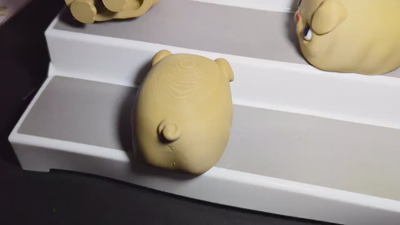 3D Printed Cute Pug Fidget Toy – Articulated Squishy Puppy Desk Buddy-Pug Flexi