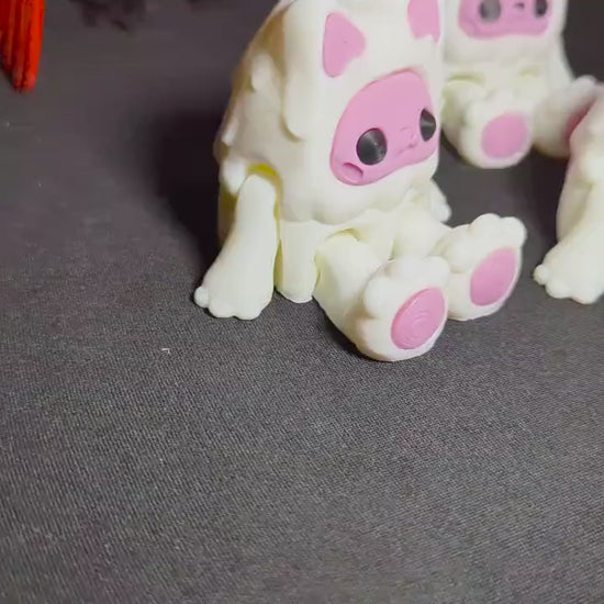 Cute articulated Yeti-collectible figurine-yeti toy moveable- cute yeti figurine- great gift idea for yeti lovers